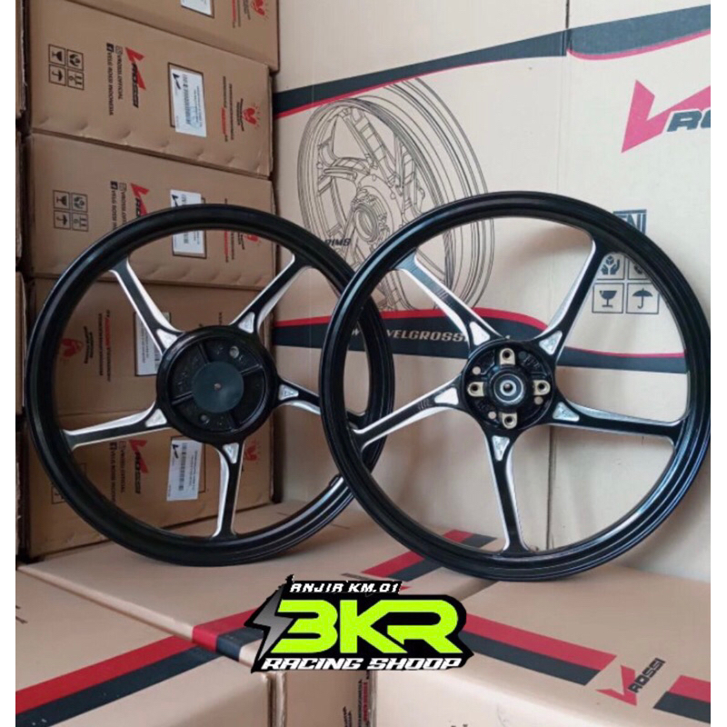 Vrossi prime MX King Copy Enkei Hitam