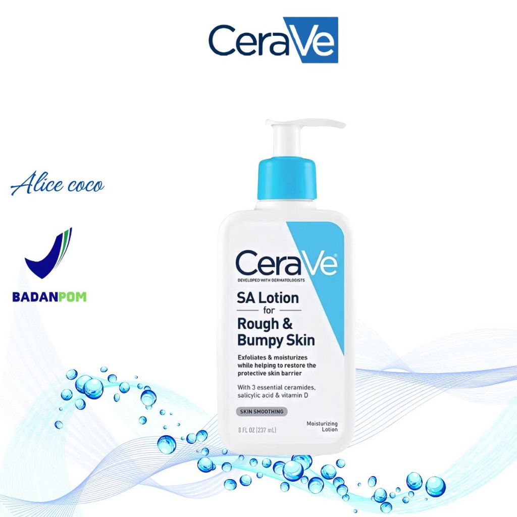 CeraVe Renewing SA Lotion Salicylic Acid Moisturizer 237ml for Rough and Bumpy Skin EPX;2026
