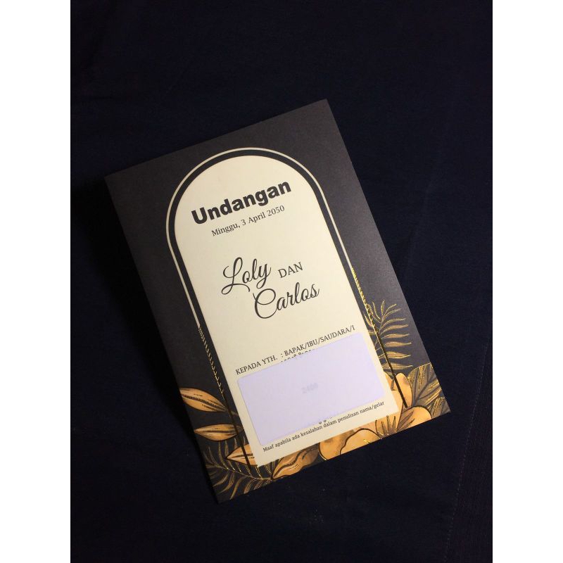 Undangan Wedding | Nikah Erba 2401-2409 Lipat 2