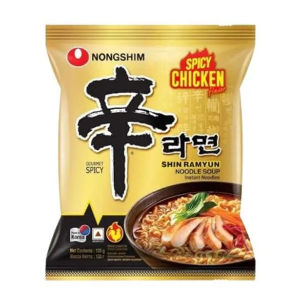 

Nongshim Shin Ramyun Spicy Chicken / Mi Instan Rasa Ayam Pedas 120 gr