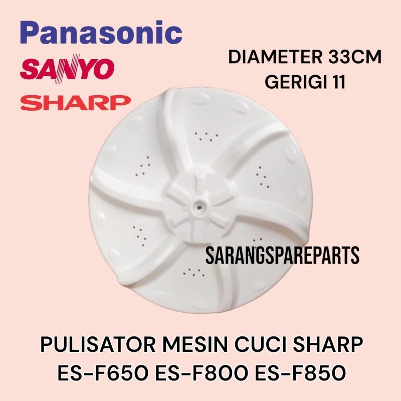 PULSATOR MESIN CUCI SHARP ES-F800 ES-F650 ES-F850 / PULSATOR MESIN CUCI SHARP 1 TABUNG / PULSATOR ME