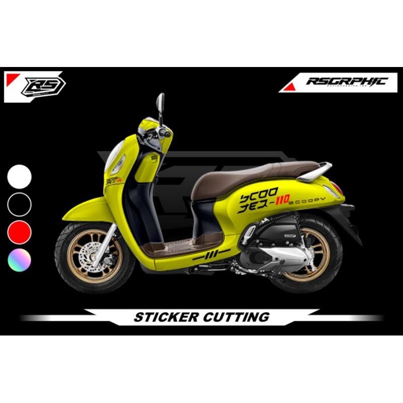 STICKER LIS CUTTING SCOOPY | STICKER CUTTING
