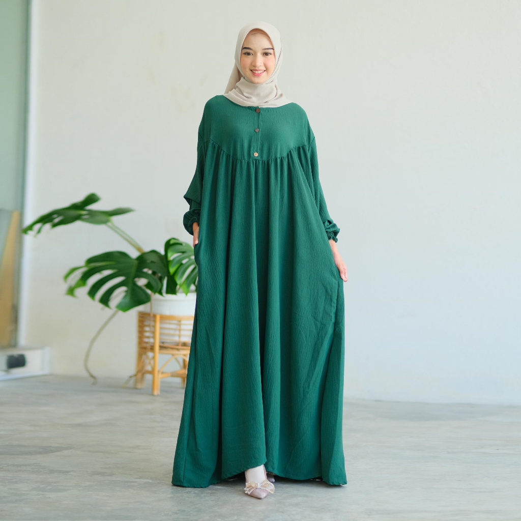 PANA Gamis Syari Busui Jumbo XXXXL 6XL LD 135 - 155 Baju Muslim Dewasa Maxi Pesta Mewah Airflow