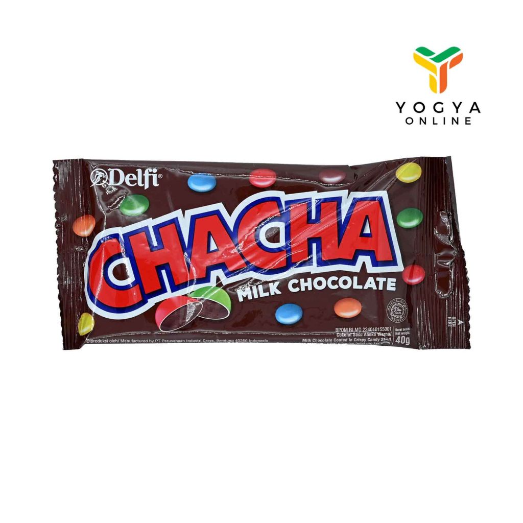 

Cha Cha Milk Chocolate 40 G Cokelat Makanan RIngan