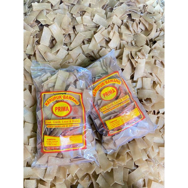 

KERUPUK BAWANG PRIMA 500 GR