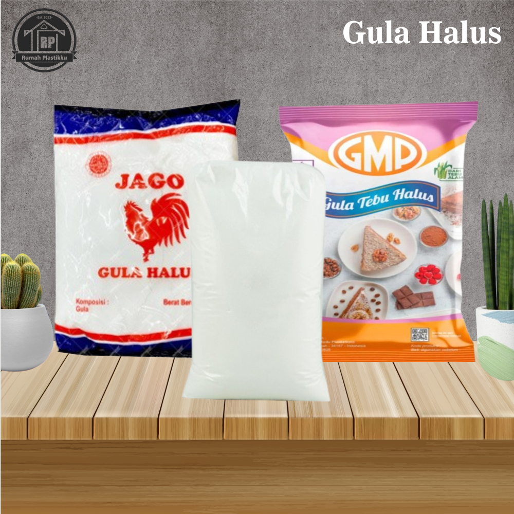 

Gula Topping Donat / Gula Halus / Kiloan / kemasan Merek Jago dan GMP