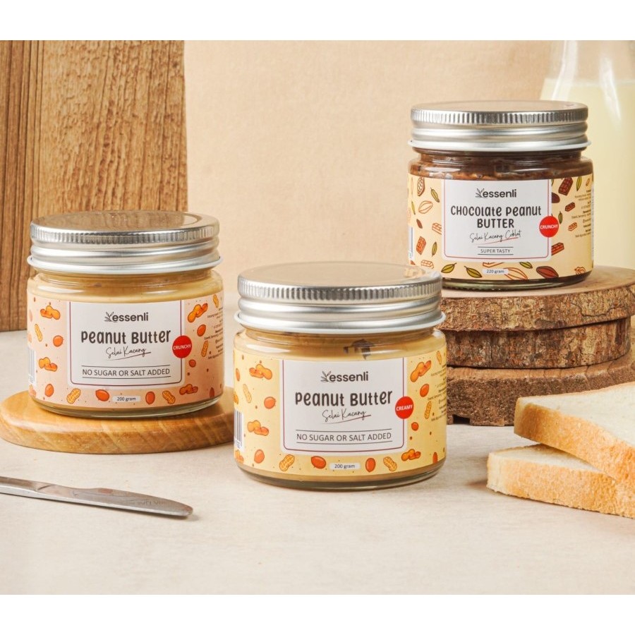 Selai Kacang Peanut Butter Unsweetened Selai Diet Halal