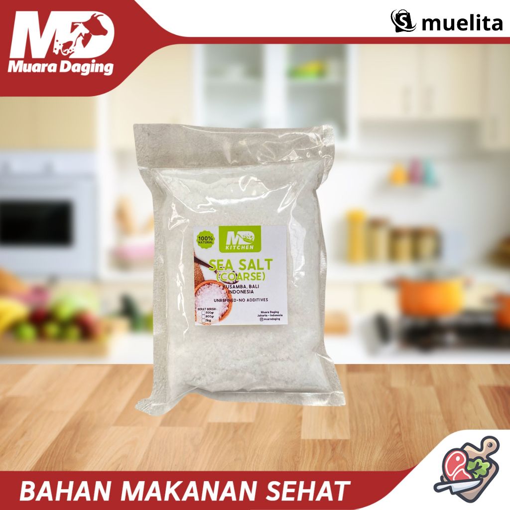 

MD KITCHEN Garam Kusamba (SEA SALT COARSE) 250gr - BEBAS RESIDU KIMIA