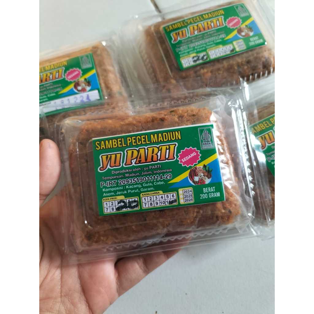 

Sambal Pecel "Yu Parti" Asli Madiun Varian Sedang