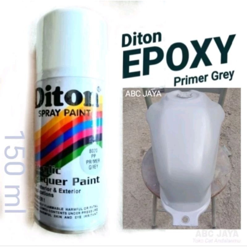 Pilok Pylox Cat Semprot Diton Primer Grey 8020 Poksi Poxi Poxy Epoksi Epoxy Dasaran Abu-Abu BaseCoat