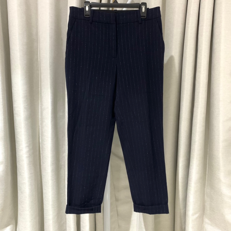 H&M Navy Pants Celana Katun Formal Kerja