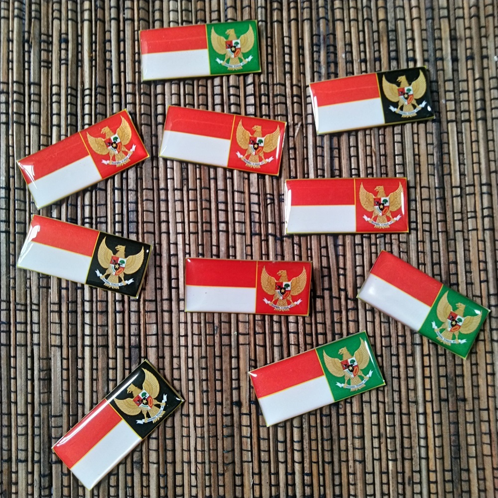 Lencana Pin Bendera MPG Merah Putih Garuda