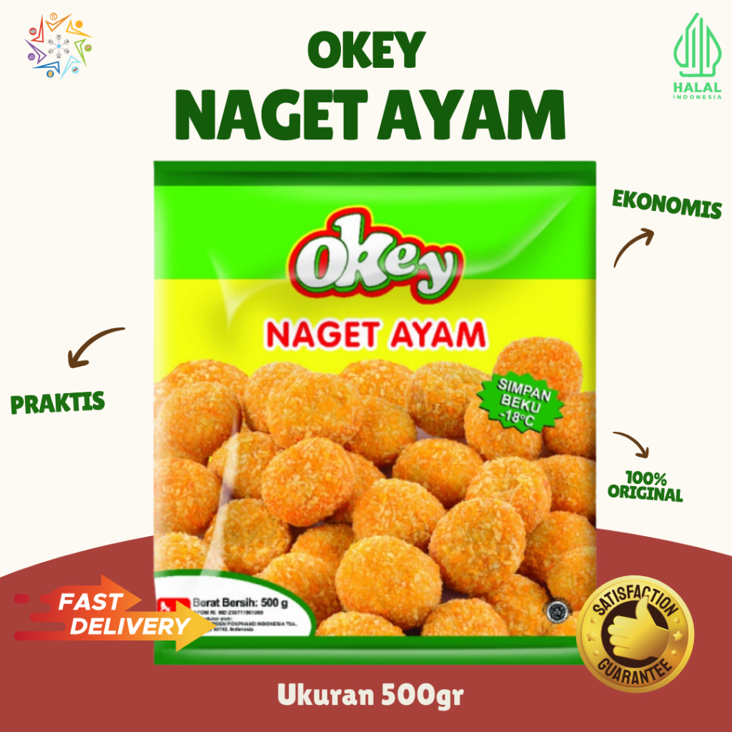 

Naget ayam merk Okey 500gr | naget okey | naget ayam okey | naget oke | naged merek okey | Naget Nagett Nugget Nagget Nuget Nagged Hemat Praktis Murah Bekel Murid Sekolahan