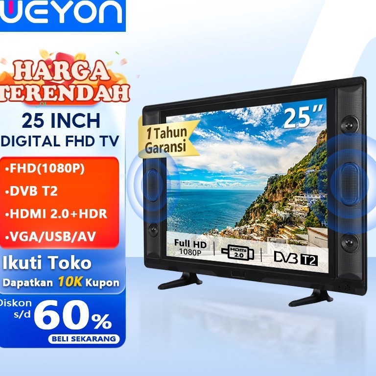 TV LED WEYON SAKURA DIGITAL TV 25 INCH v WE7