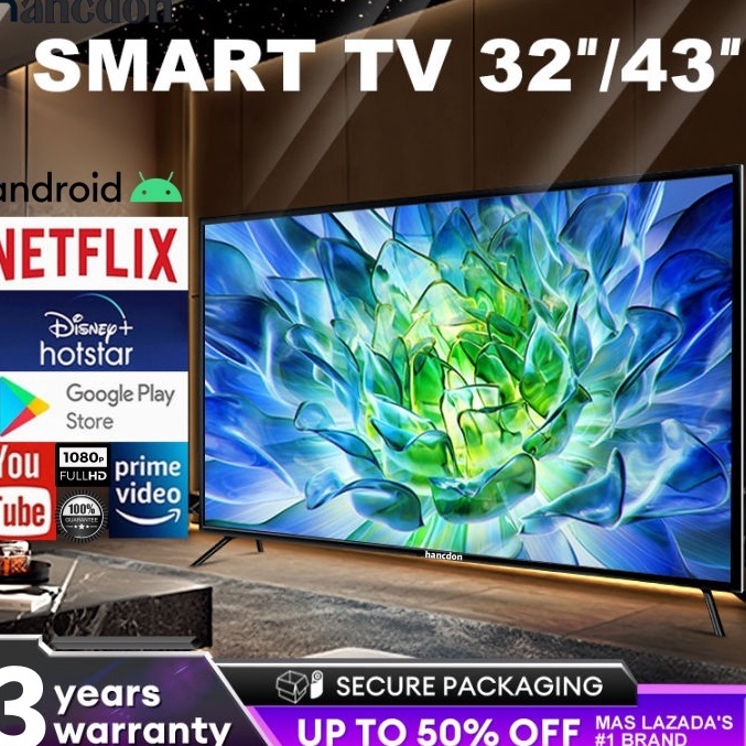HancdonCuci Gudang Murah Smart TV 43 inci TV Smart Digital TV 32 inch TV Smart LED 32 inch TV Androi