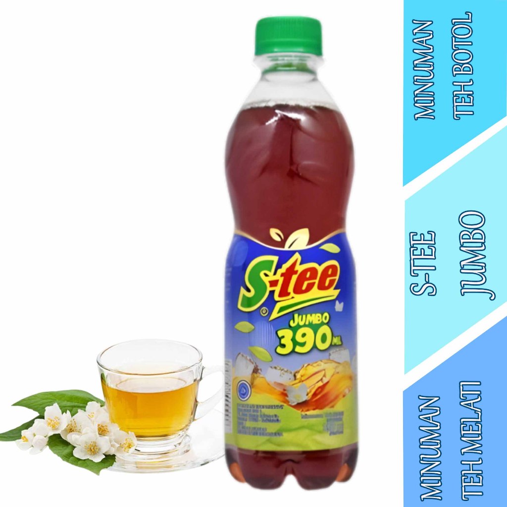 

Minuman Tea Melati - S-Tee - Minuman Teh Kemasan Botol - 390ml