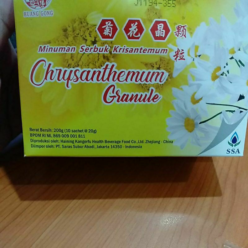 

Chrysanthemum Granule Sahcet