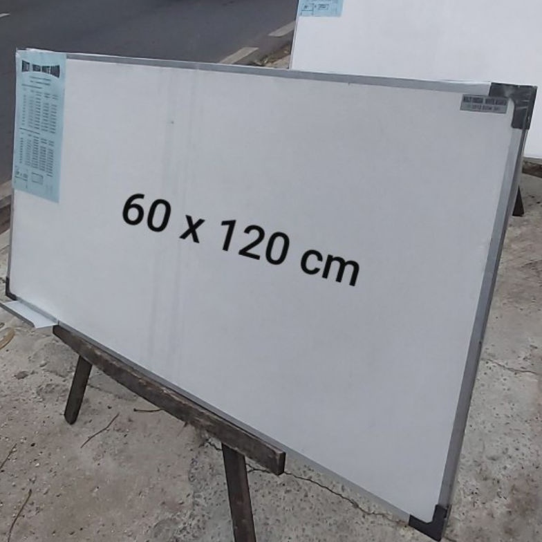 

papan white board 2 sisi black and white kapur dan spidol 6x 12 murahh q O7B2