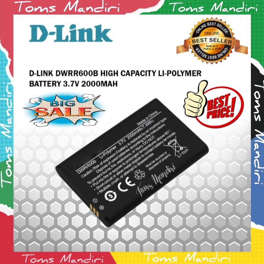 PRODUK TREND Battery DWRr6b For Modem DLink DWR932C Baterai Wifi DLink 2Mah