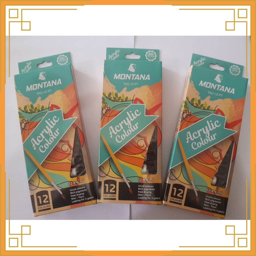

MONTANA Cat acrylic 12 warna TAC-12