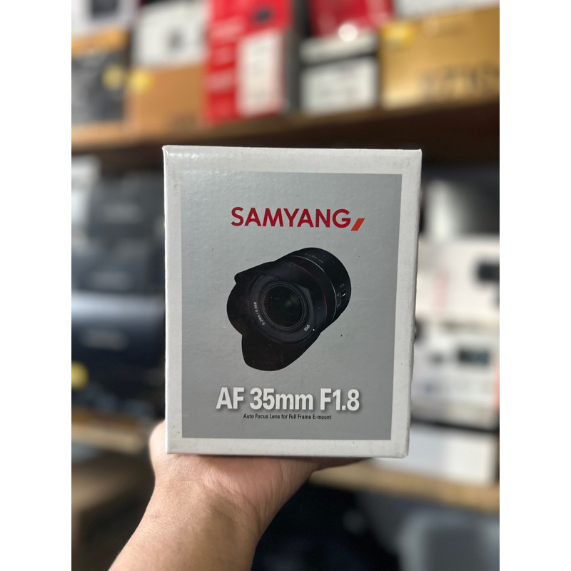 BOX BEKAS SAMYANG 35mm F1.8 FE for SONY
