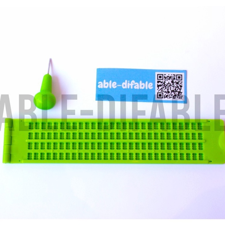 

REGLET SLATE BRAILLE PANDUAN RIGLET 4 BARIS TULIS TUNA NETRA REGLET RIGLET e Z5O3