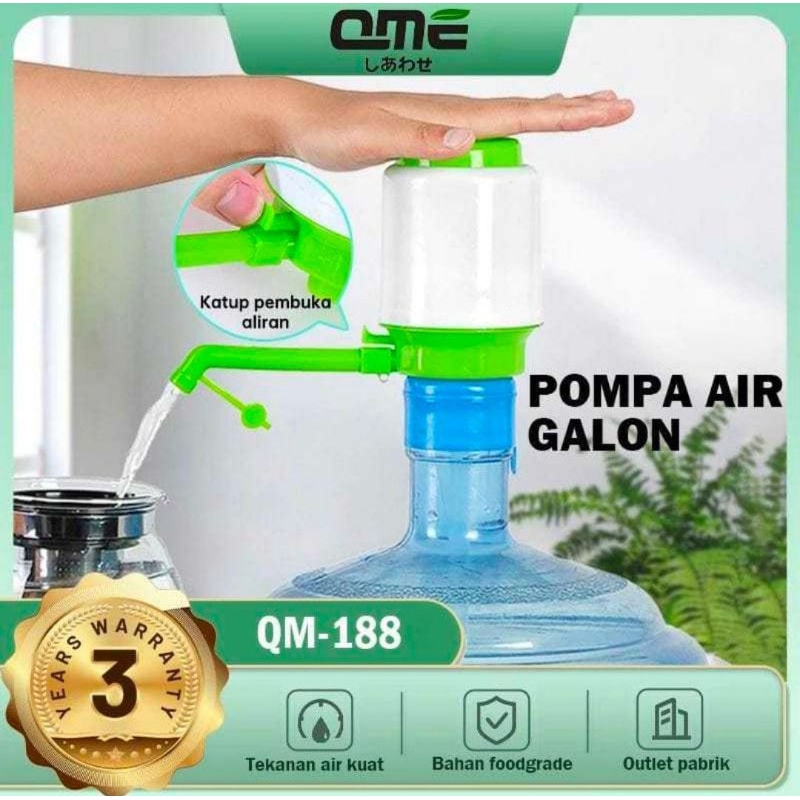 pompa air galon manual qme