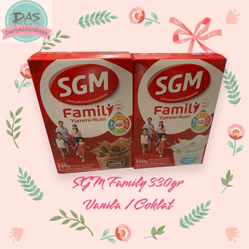 

SGM Family Yummi Nutri 330gr Coklat Vanila