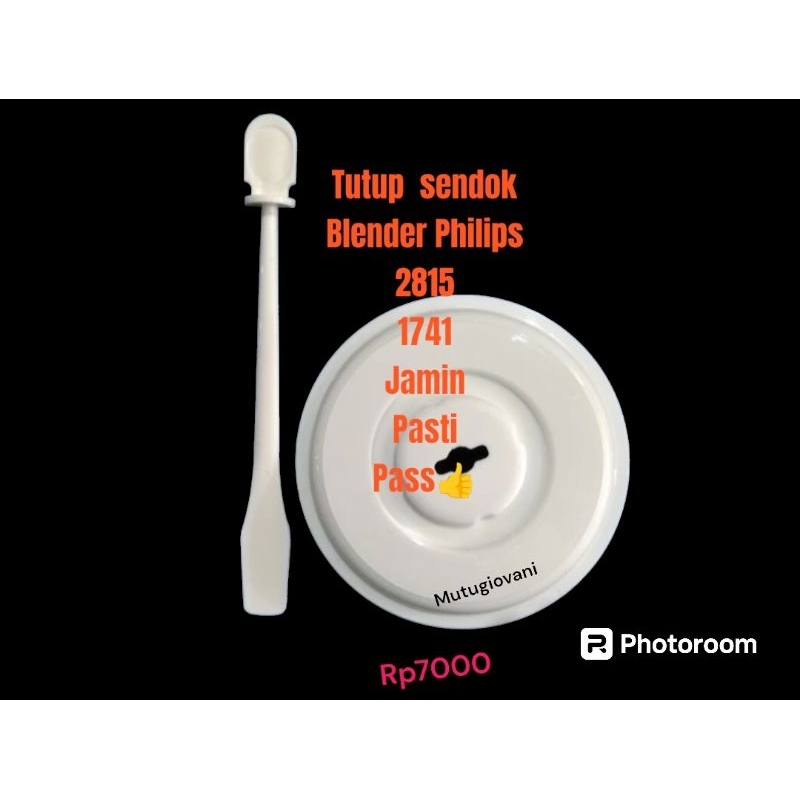 Tutup + sendok blender juice philips HR 2815 dan 1741
