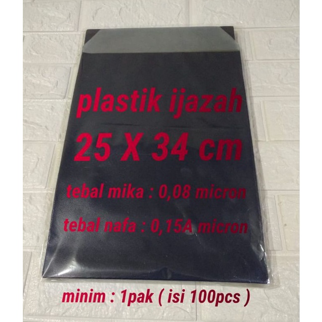 

plastik ijazah plastik F4 folio x S3J9