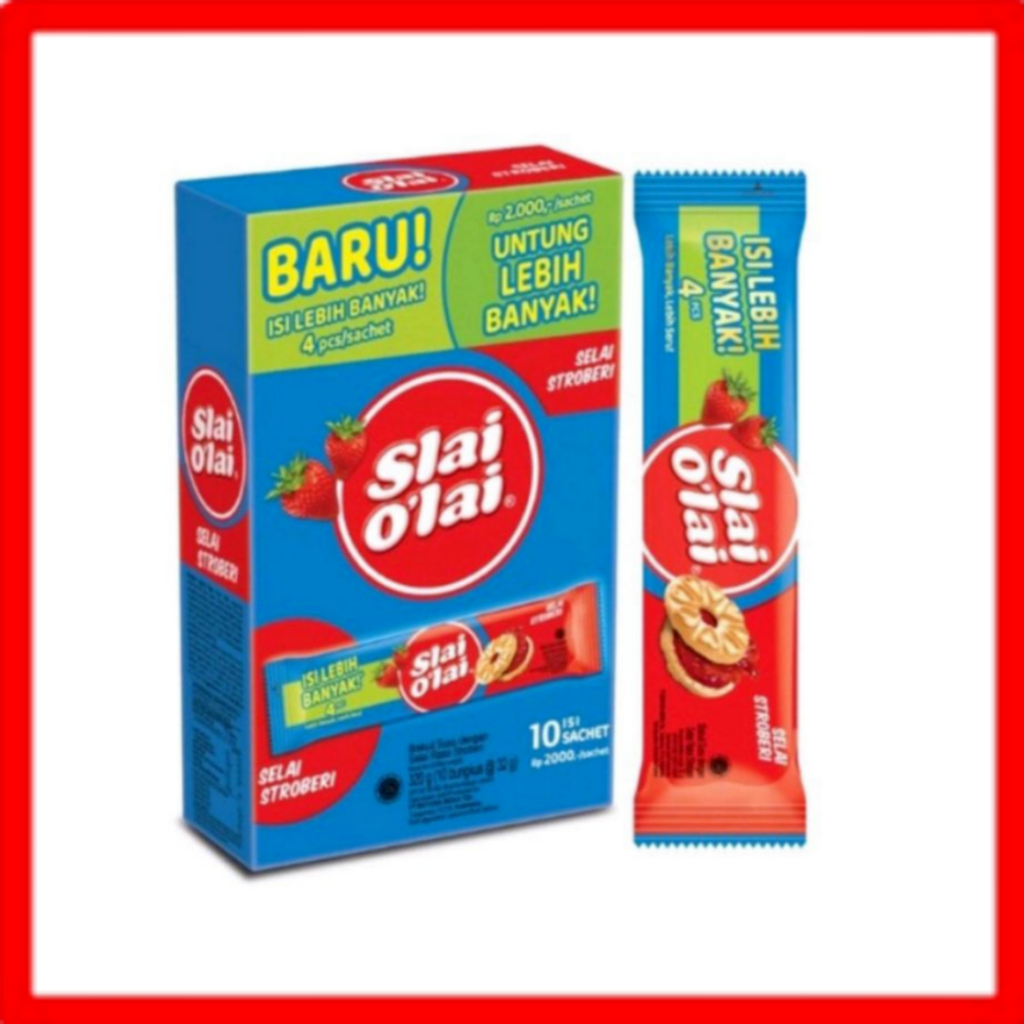 

SLAI OLAI SACHET SLAI STROBERI 1 BOX ISI 10 SACHET 32 GRAM