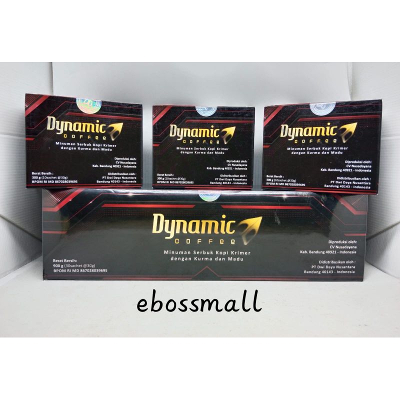 

[PROMO] Dynamic coffee Kopi Dynamic minuman serbuk kopi gula krimer 1 Box isi 10 Sachet @300g original.