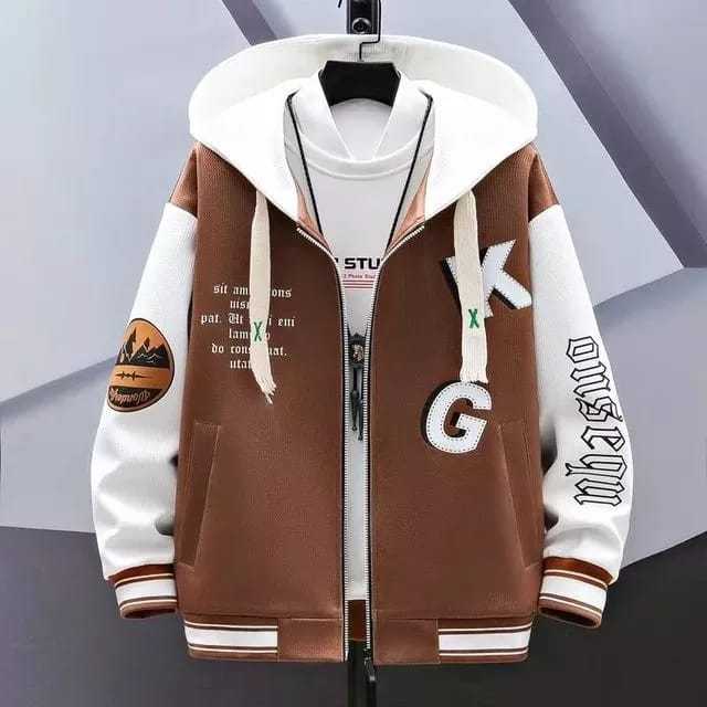 KG JAKET ZIPPER HOODIE / JAKET BASEBALL ZIPPER