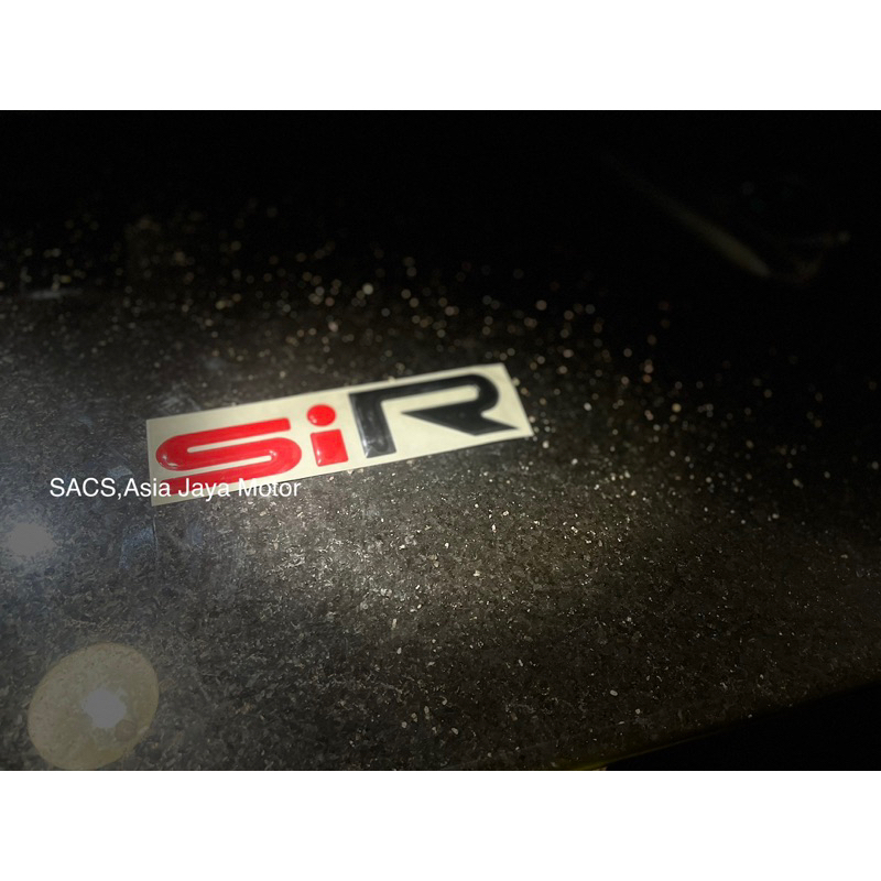 emblem Stiker siR buat civic ef nouva grand civic lx nova