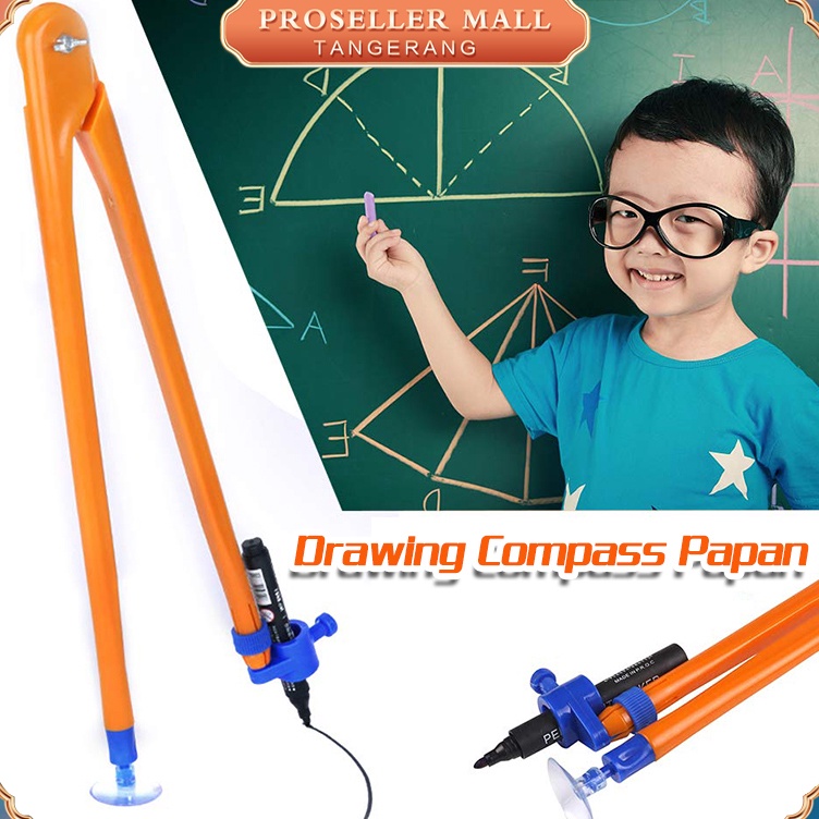

Adjustable Jangka Drawing Compass Papan Tulis Untuk Guru l C3H2