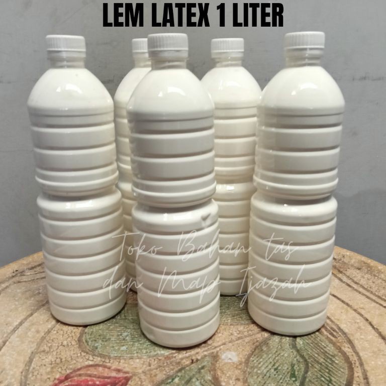 

1 Liter LEM LATEX 6 KEMASAN PER LITER q A3H8