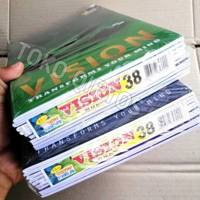 

VISION BUKU TULIS 1PAK ISI 10 BUKU 38 LEMBAR TOKO QIRTOS