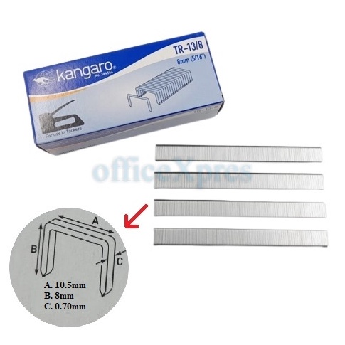 

Isi Stapler Tembak TR138 Isi Staples Gun Tacker Kangaro e D8V9