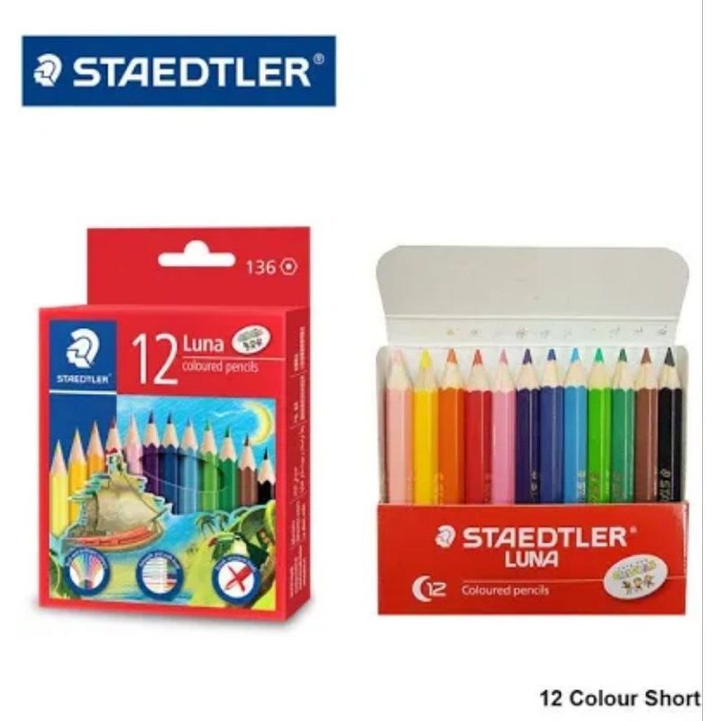 

Staedtler Luna Coloured Pensil 12 Warna Pendek