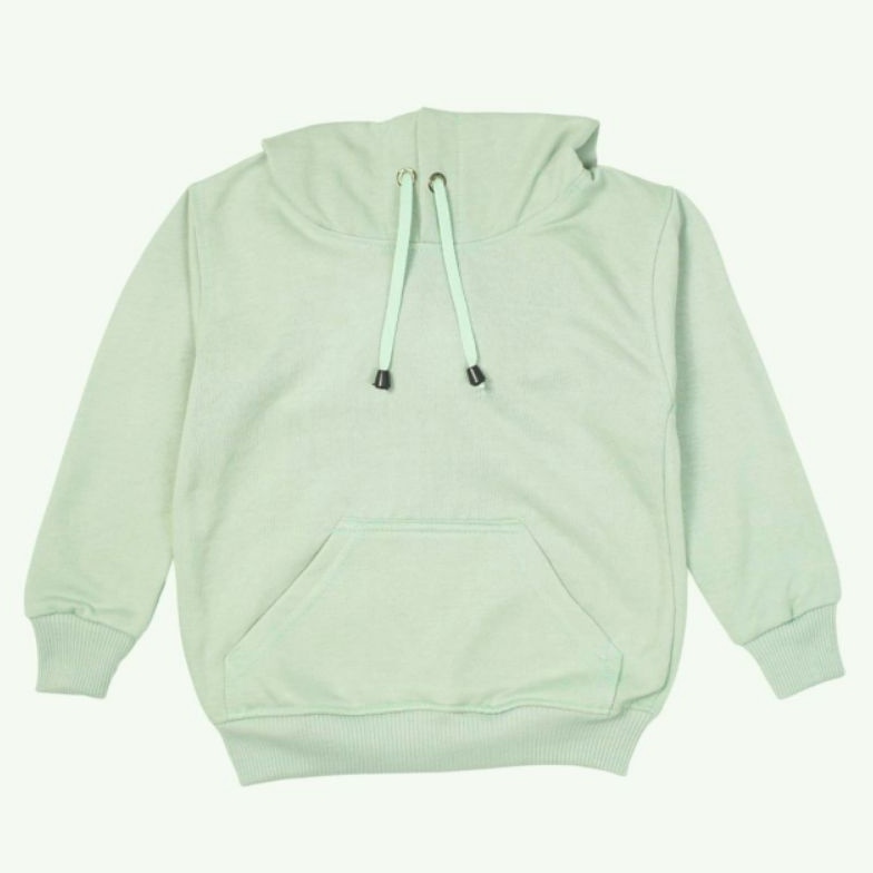 KODE A14O Hoodie sweater polos anak lakilakiperempuan usia 213tahun