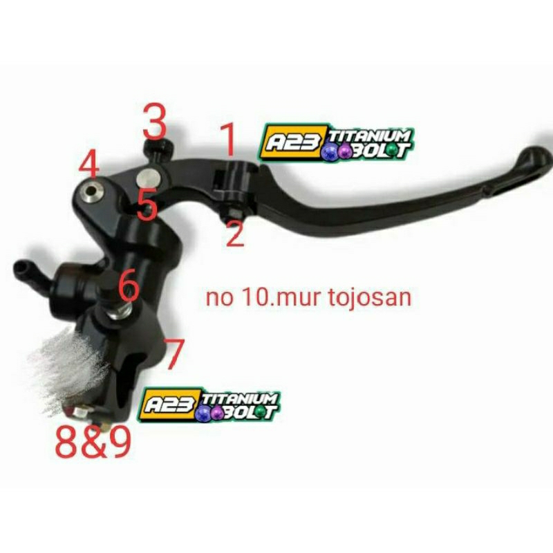 paket baut titanium master rem rcb s1