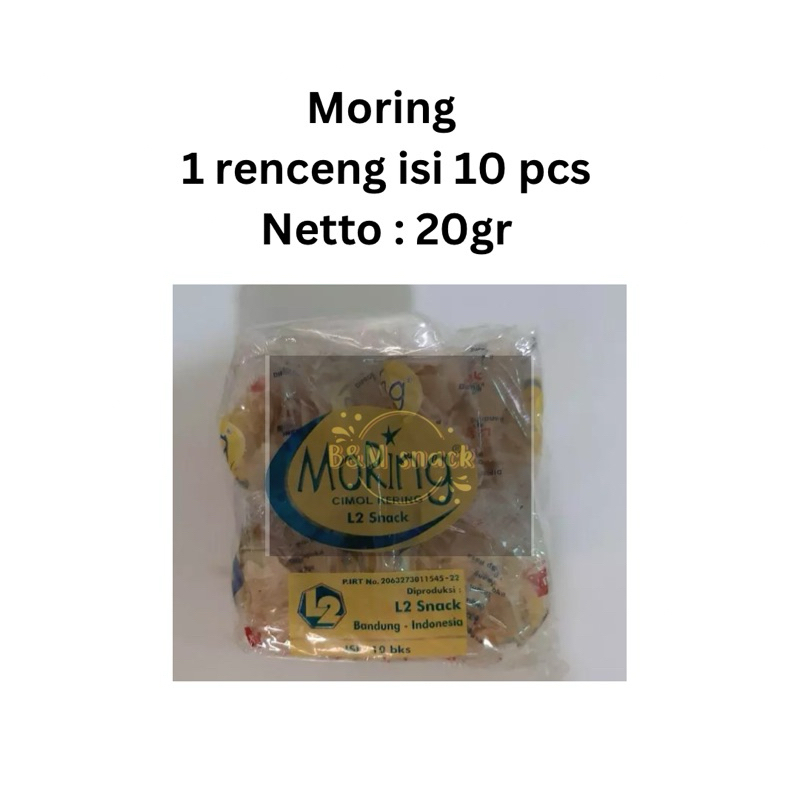 

Moring 1 renceng isi 10pcs