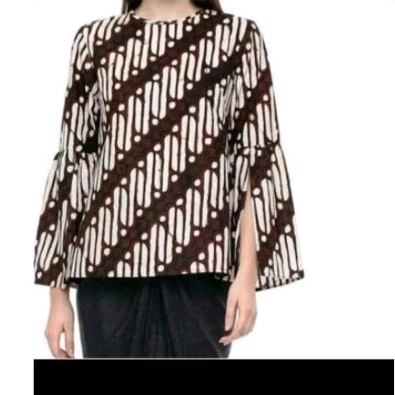 Atasan blouse batik parang barong wanita pria bisa kemeja