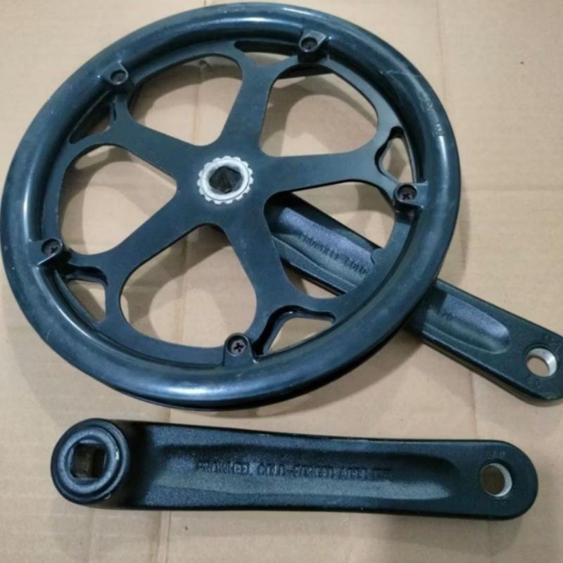 crank Prowheel 52t crank sepeda lipat minitrek crank single BB kotak