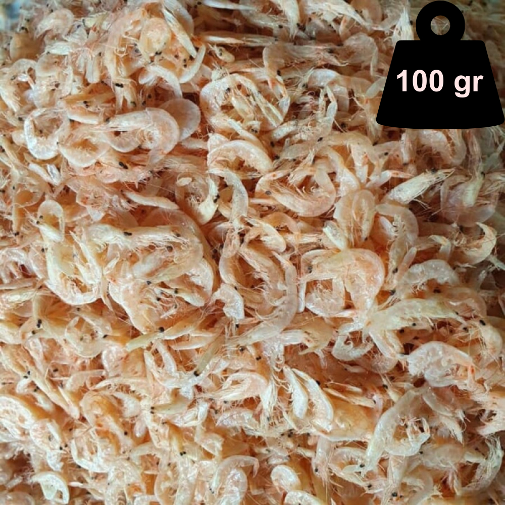 

Udang Rebon Ebi Larong Tawar Kering untuk konsumsi & bahan masakan makanan (100gr)