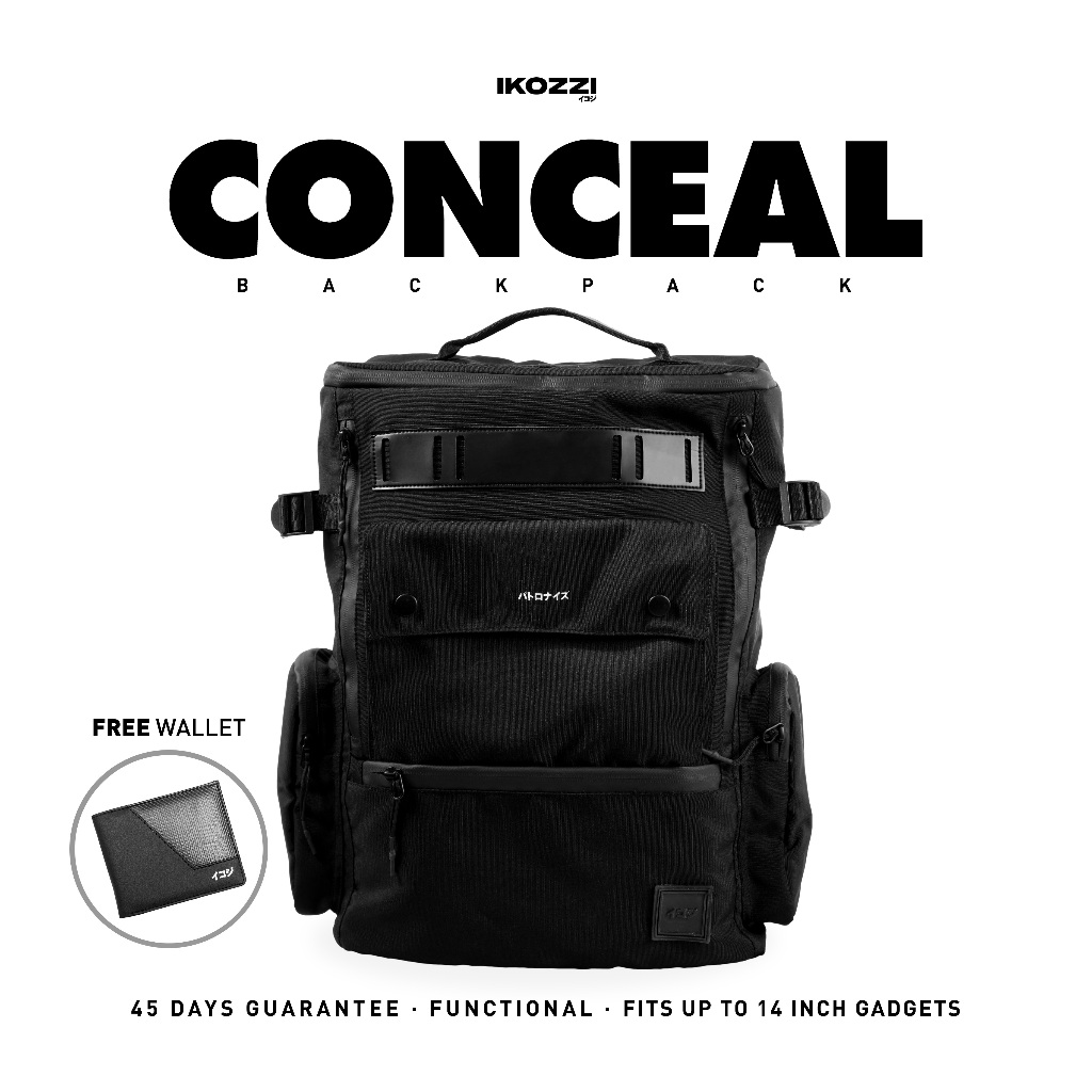 Ikozzi Conceal Backpack - Tas Punggung