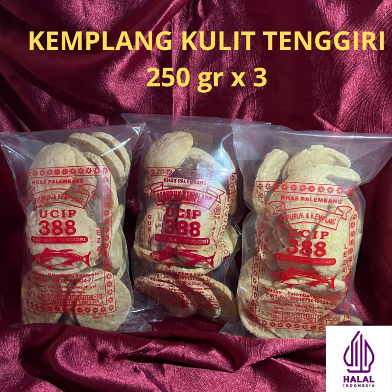 

Kemplang Kulit Tenggiri Asli 750 gram