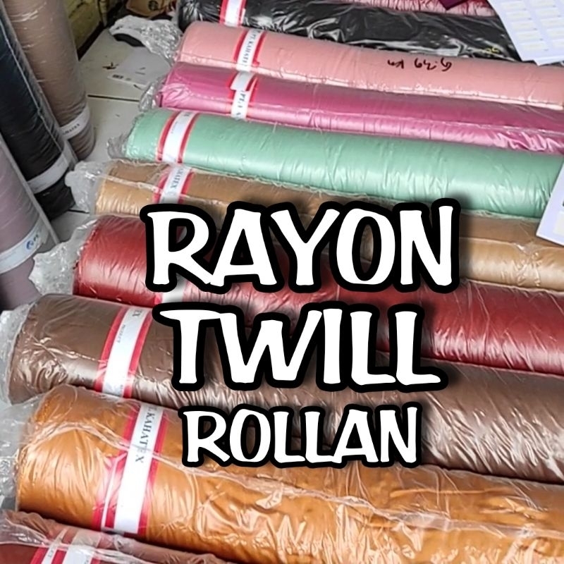 Kain Katun Rayon Twill Khusus Rollan