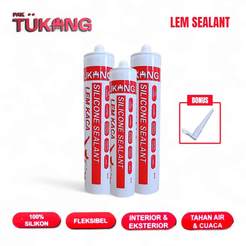 

PROMO!!! Lem Sealant Super Silicone YOZURY 280ml Lem Kaca Aquarium Hitam Bening