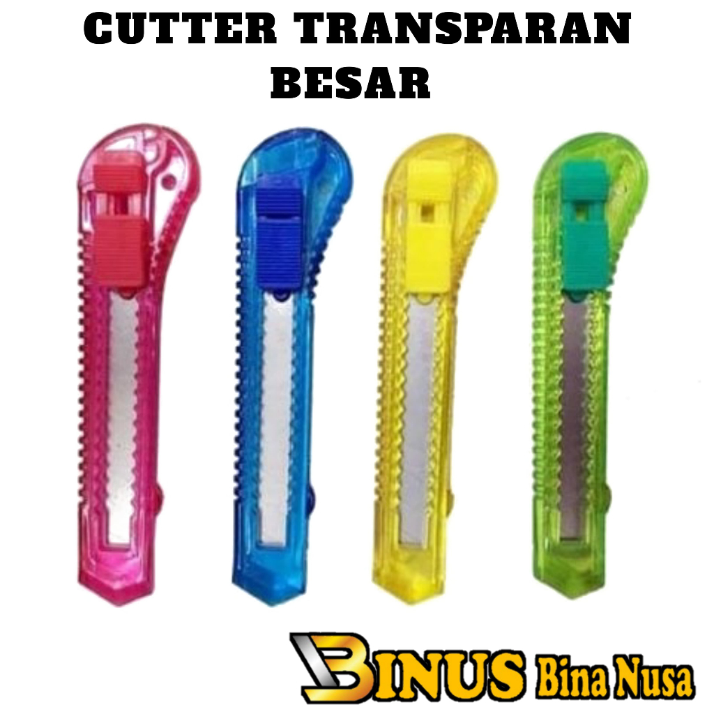 

1PCS PISAU CUTTER TRANSPARAN dekorasi potong sterefoam,potong kabel